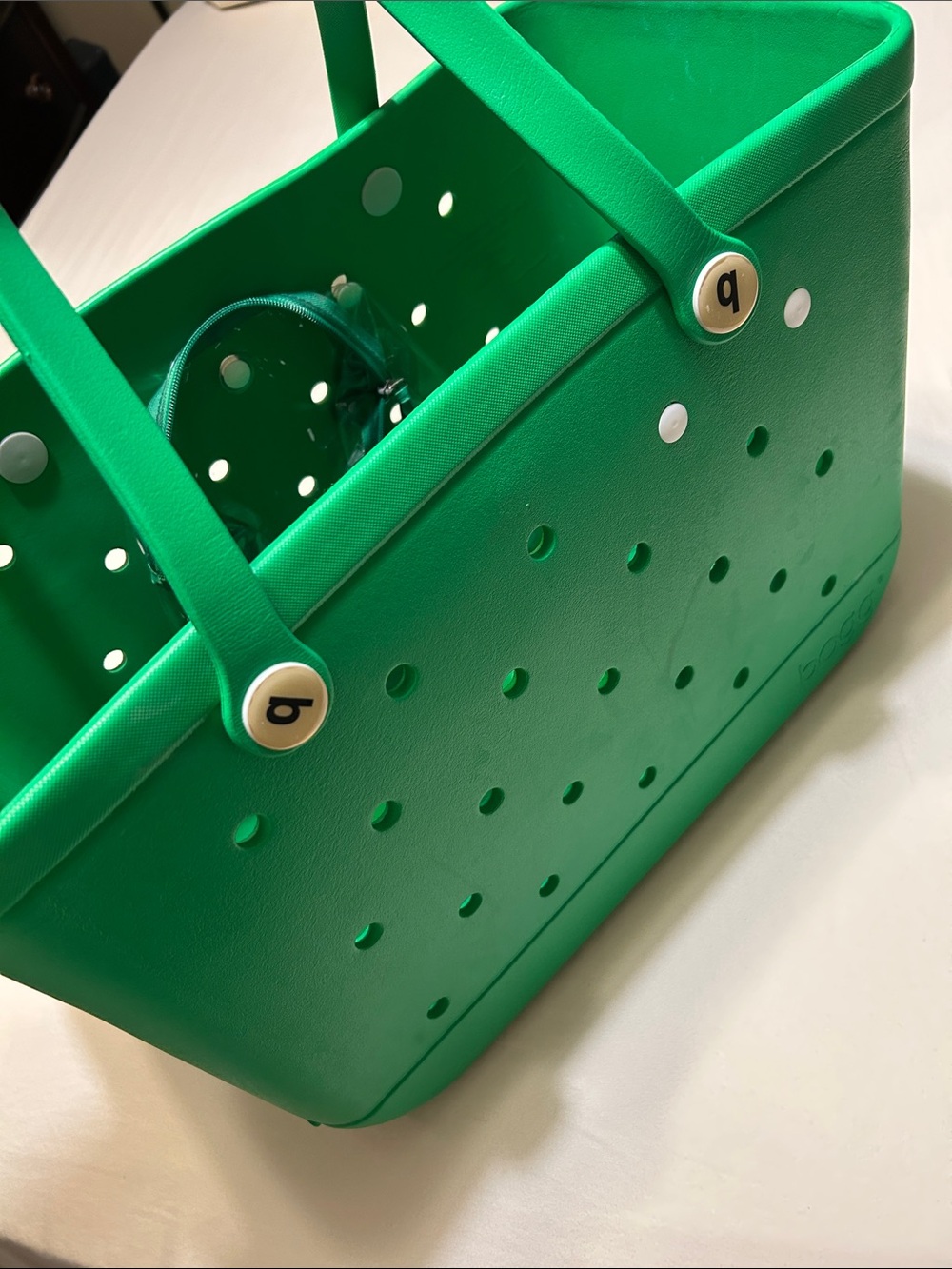 BOGG BAG Bright Green Perforated Tote